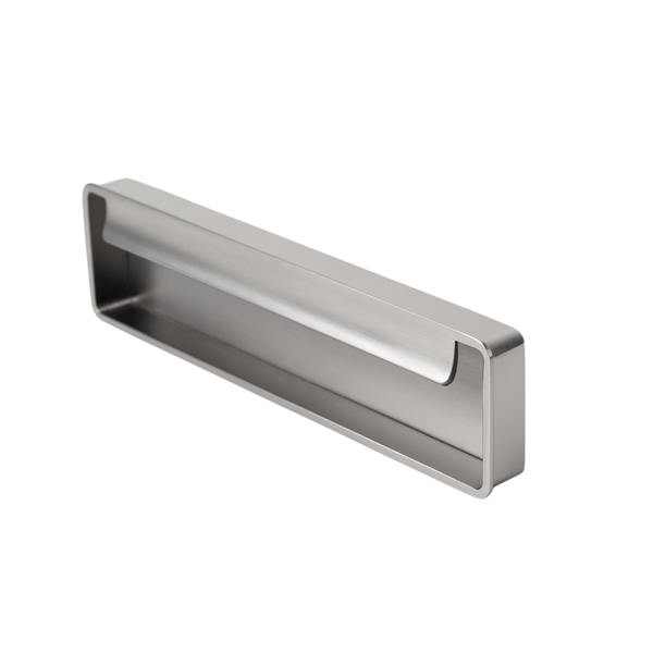Momo Fold Flush Pull Handle 128mm Brushed Nickel