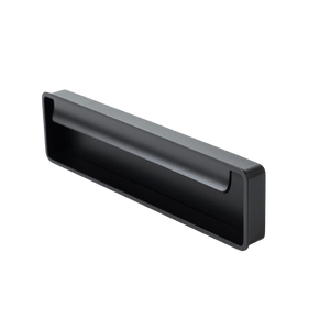 Momo Fold Flush Pull Handle 128mm Matte Black - Matte Black