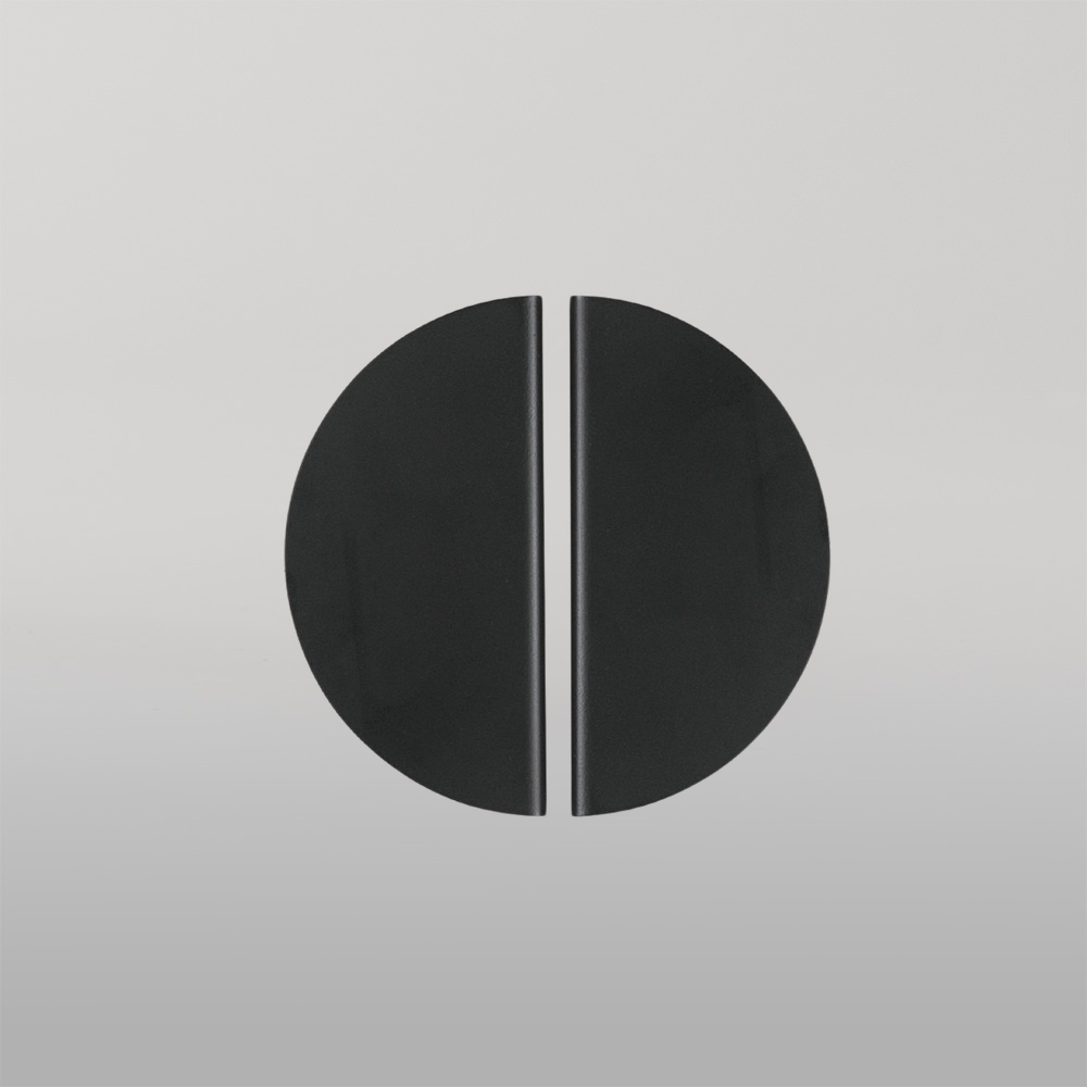 Momo Sola Half Round Lip Pull Handle 80mm Matte Black
