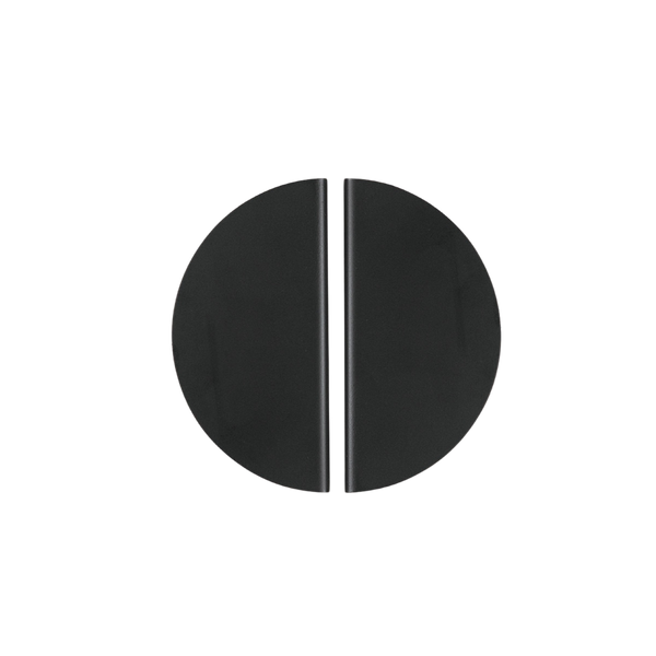 Momo Sola Half Round Lip Pull Handle 80mm Matte Black