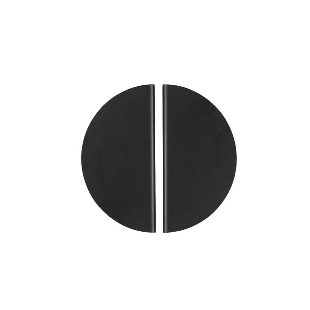 Momo Sola Half Round Lip Pull Handle 80mm Matte Black