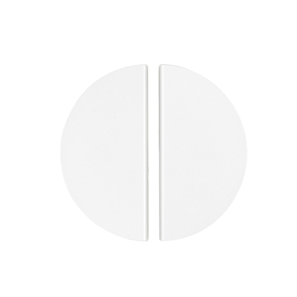 Momo Sola Half Round Lip Pull Handle 120mm White