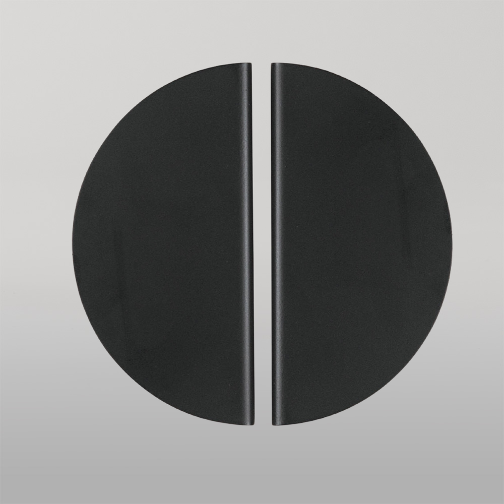 Momo Sola Half Round Lip Pull Handle 160mm Matte Black