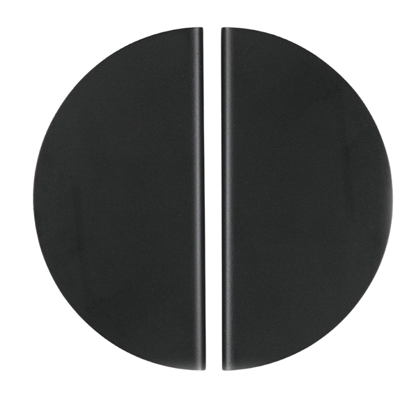 Momo Sola Half Round Lip Pull Handle 240mm Matte Black