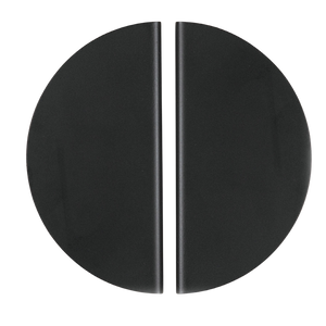 Momo Sola Half Round Lip Pull Handle 240mm Matte Black - Matte Black