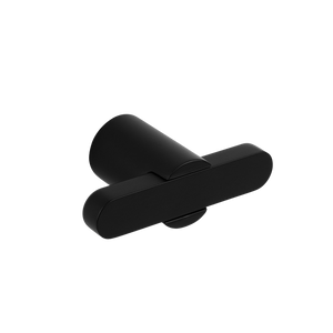 Momo Fusion T Knob 58mm Matte Black - Matte Black