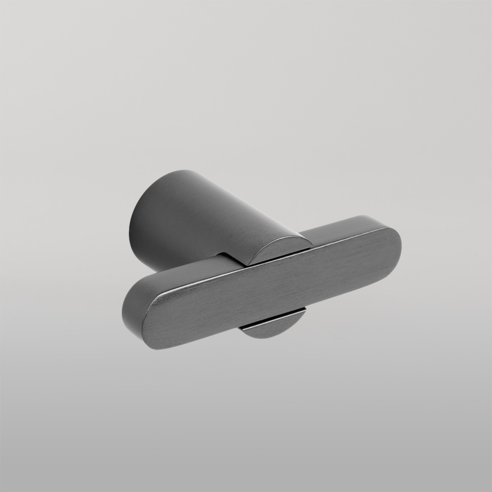 Momo Fusion T Knob 58mm Black Titanium