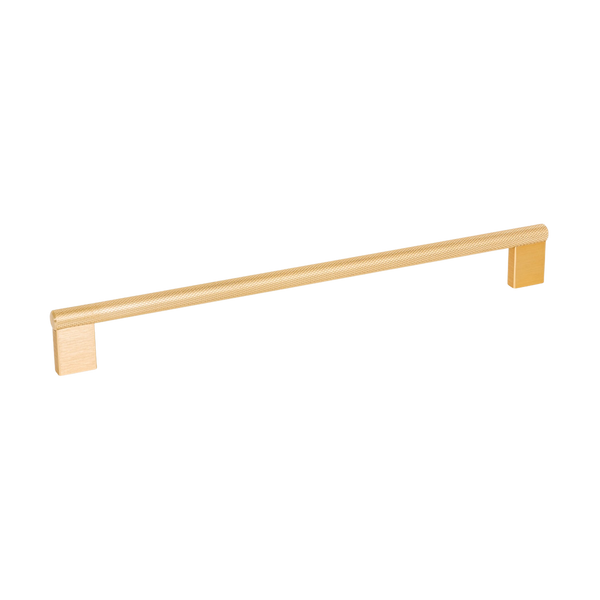 Momo Graf Knurled D Handle 256mm Brushed Dark Brass