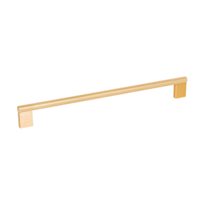 Momo Graf Knurled D Handle 256mm Brushed Dark Brass - Brushed Dark Brass