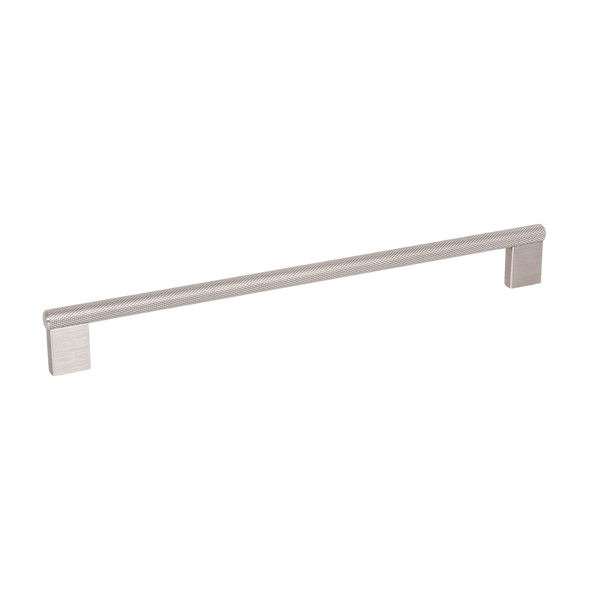 Momo Graf Knurled D Handle 256mm Dull Brushed Nickel