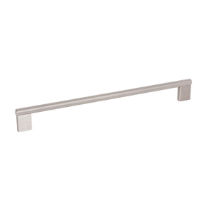 Momo Graf Knurled D Handle 256mm Dull Brushed Nickel - Dull Brushed Nickel