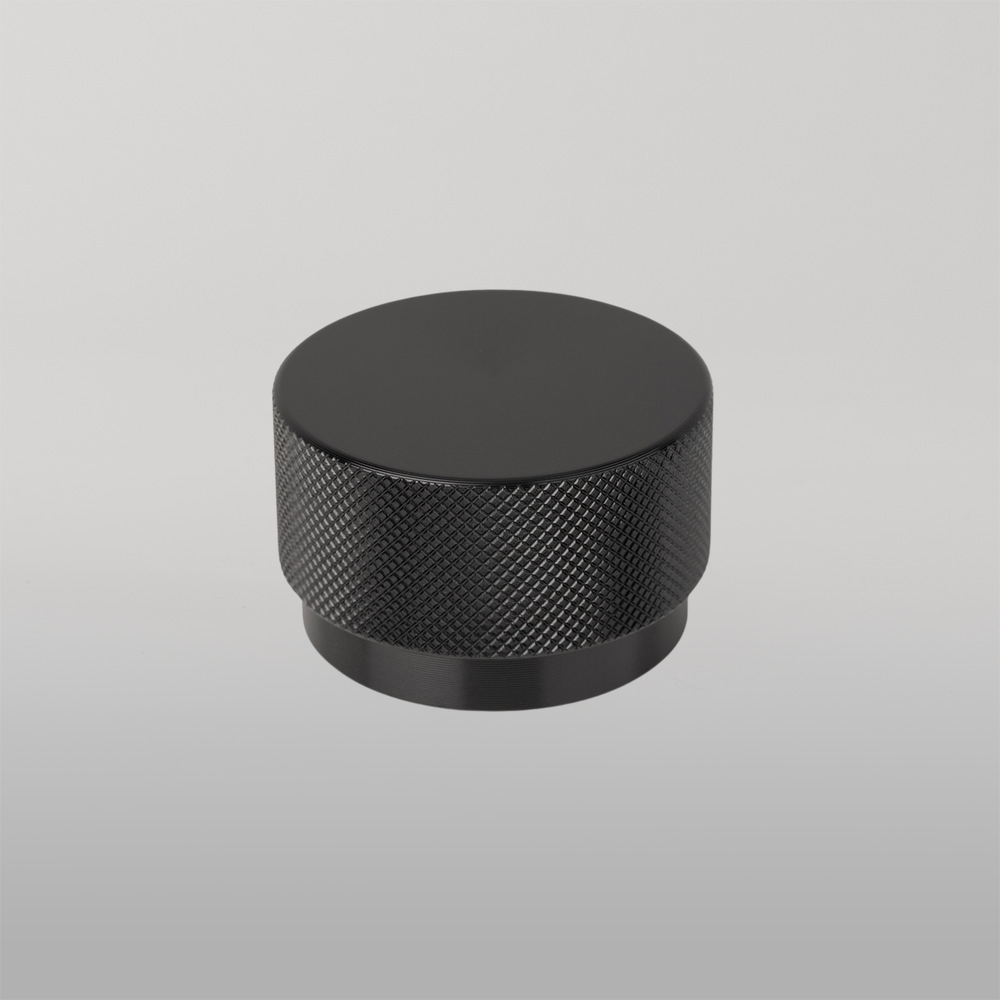 Momo Graf Round Knob 50mm Brushed Black
