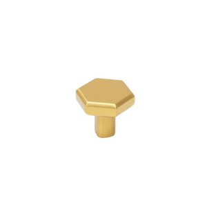 Momo Hendrix Knob 32mm Brushed Satin Brass - Brushed Satin Brass
