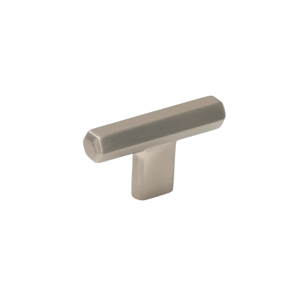 Momo Hendrix T Knob 60mm Dull Brushed Nickel