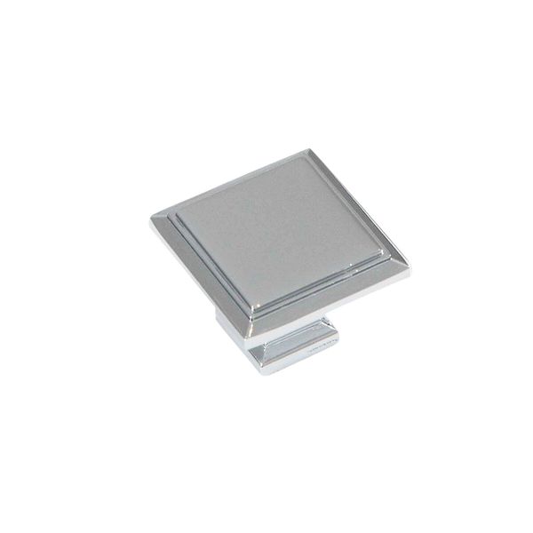 Momo Huntington Square Knob 32mm Chrome Plated