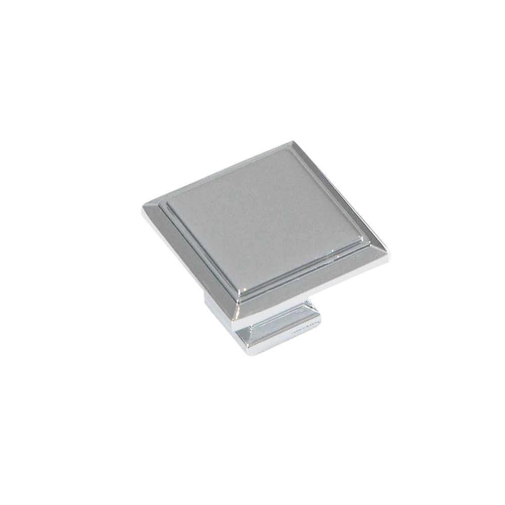 Momo Huntington Square Knob 32mm Chrome Plated