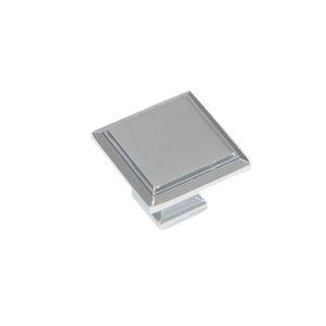 Momo Huntington Square Knob 32mm Chrome Plated - Chrome Plated