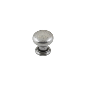 Momo Bordeaux Round Knob 35mm Pewter - Pewter