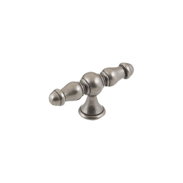 Momo Bordeaux T Knob 90mm Pewter
