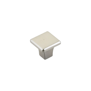 Momo Georgia Square Knob 32mm Brushed Nickel - Brushed Nickel