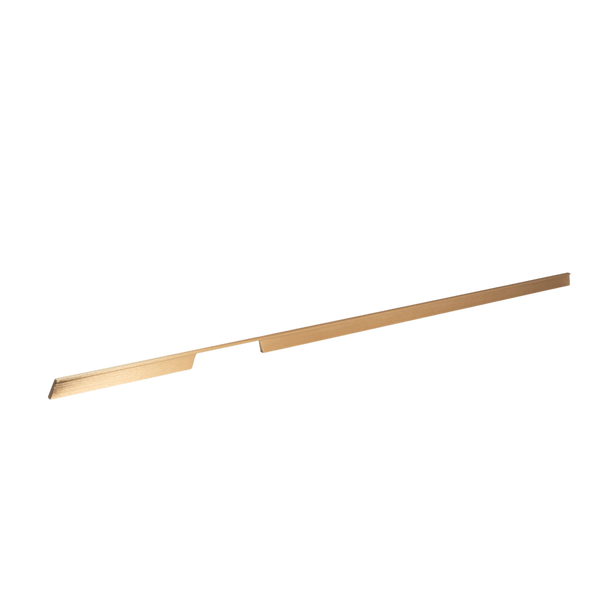 Momo Rail D Handle Left Hand 1120mm Brushed Dark Brass