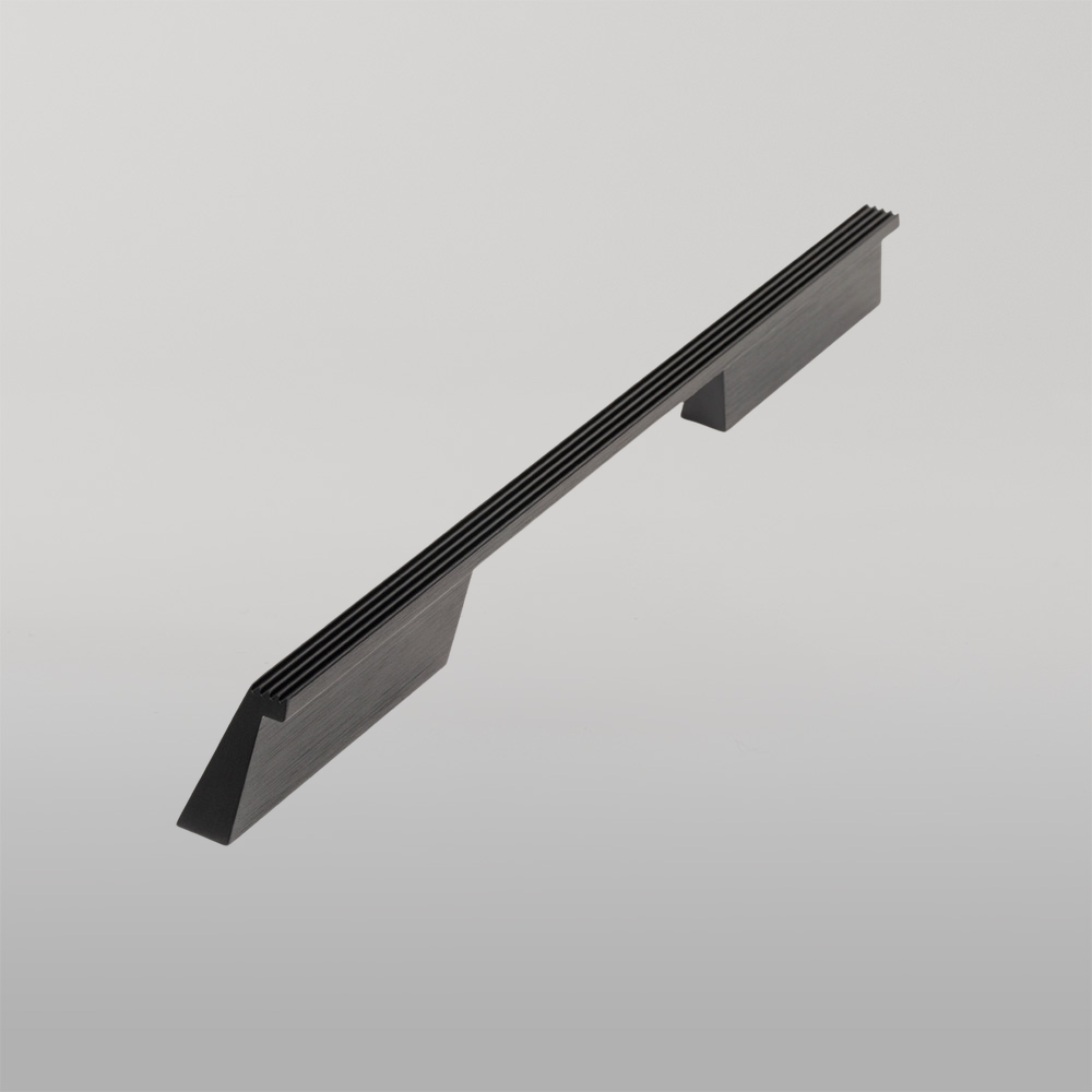 Momo Rail D Handle 192mm Brushed Black