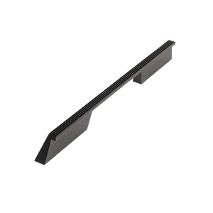 Momo Rail D Handle 192mm Brushed Black - Brushed Black