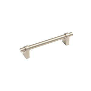 Momo Loreto Bar Pull 128mm Brushed Nickel - Brushed Nickel