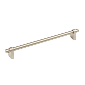 Momo Loreto Bar Pull 224mm Brushed Nickel - Brushed Nickel