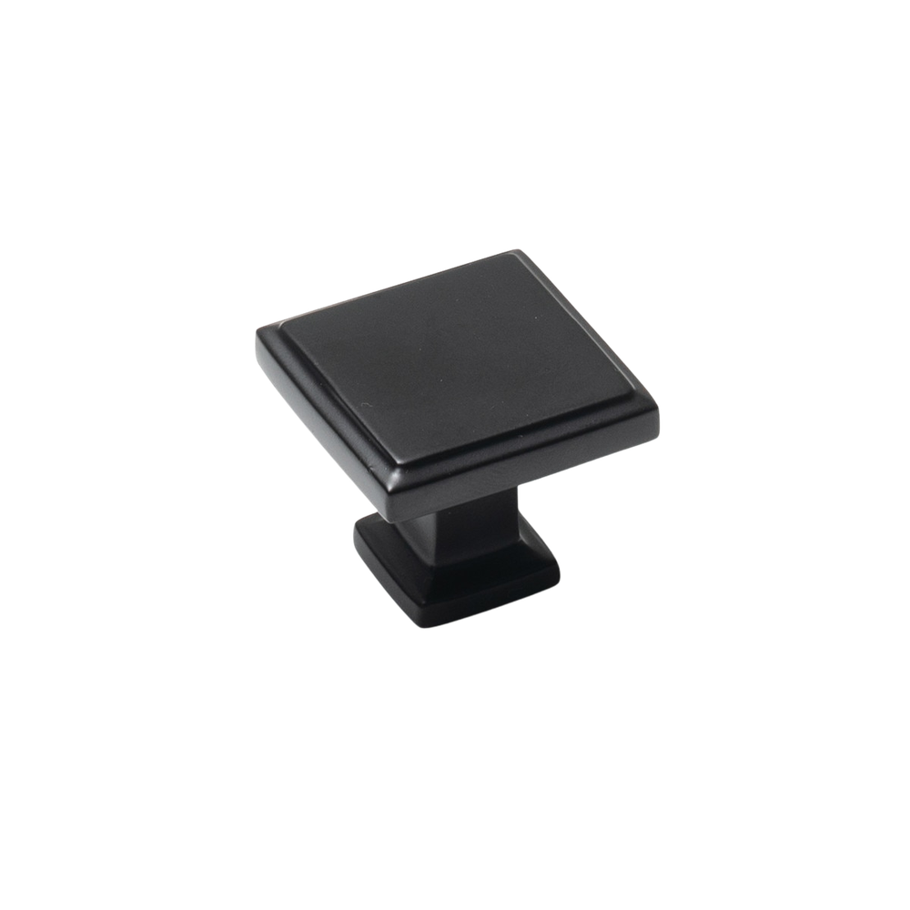 Momo Lucca Square Knob 30mm Matte Black