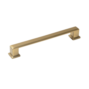 Momo Lucca D Handle 160mm Brushed Satin Brass - Brushed Satin Brass