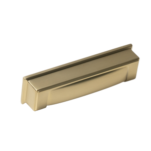 Momo Lucca Cup Pull 96mm Brushed Satin Brass - Brushed Satin Brass