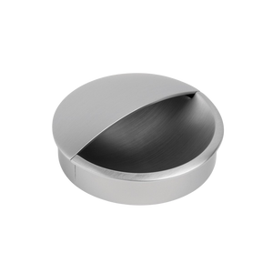 Momo Lidd Flush Pull 60mm Brushed Nickel - Brushed Nickel