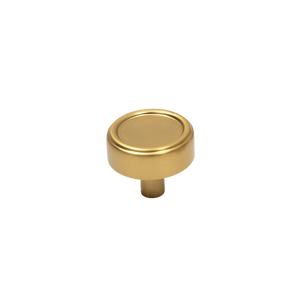 Momo Monaco 36mm Round Knob Brushed Satin Brass - Brushed Satin Brass