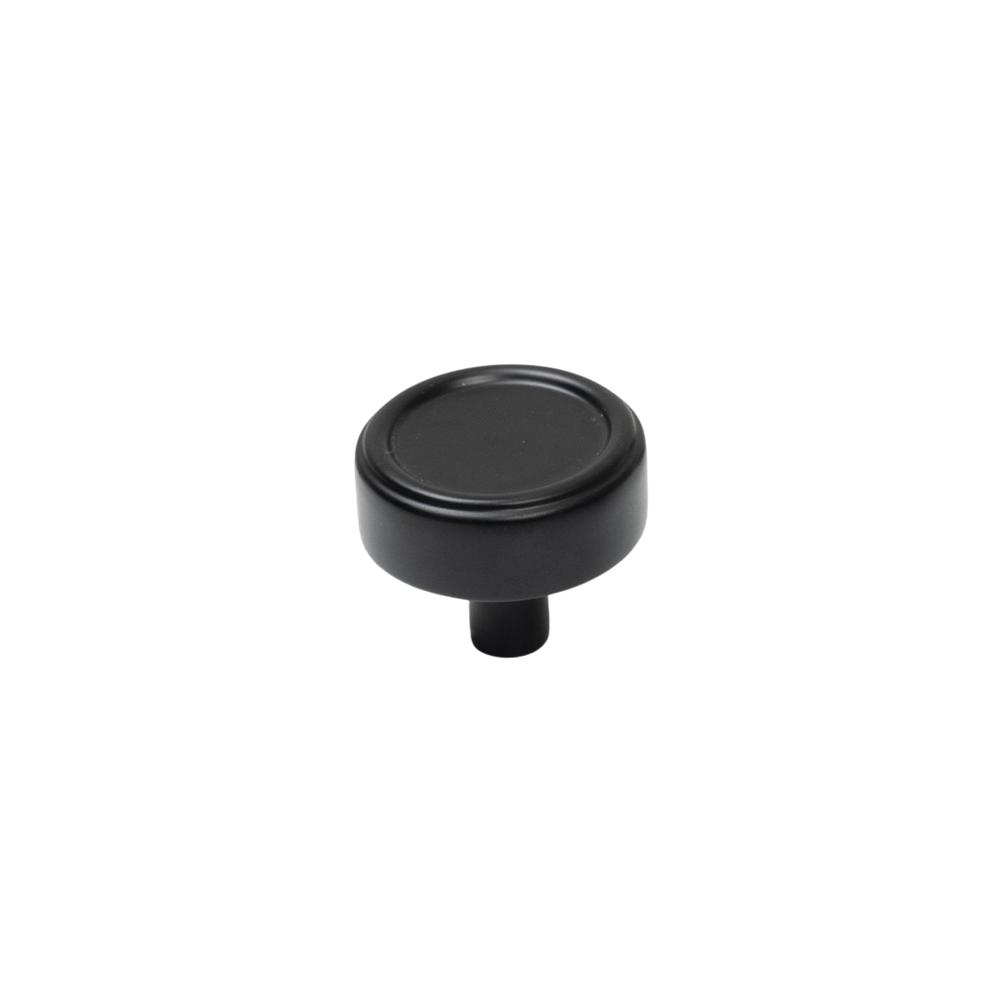 Momo Monaco 36mm Round Knob Matte Black
