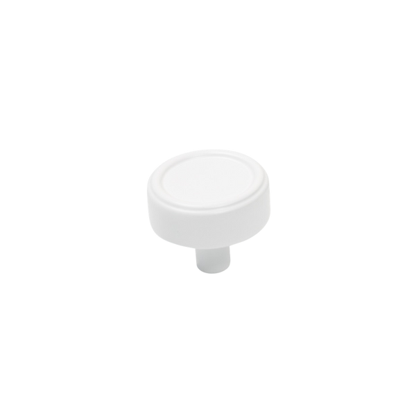 Momo Monaco 36mm Round Knob Matte White