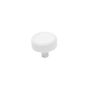 Momo Monaco 36mm Round Knob Matte White - Matte White