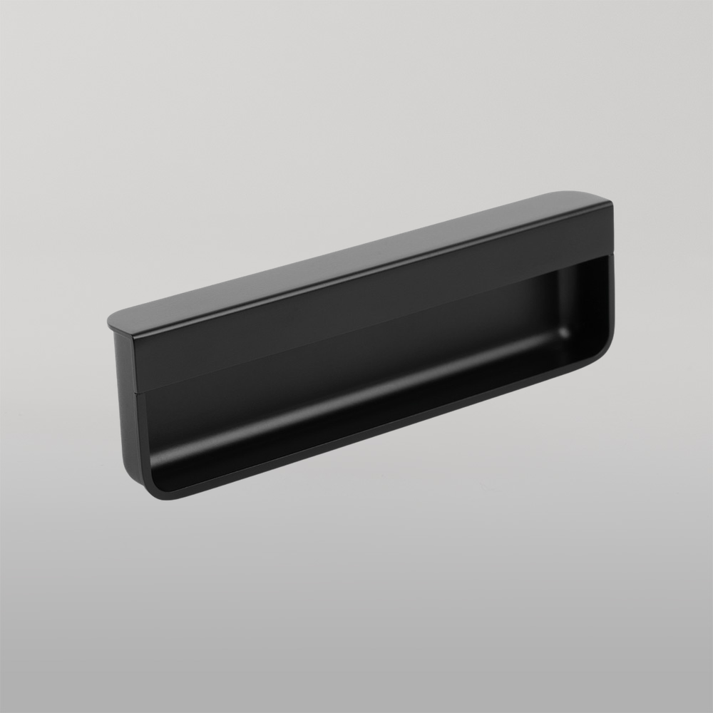 Momo Moule Edge Flush Pull 128mm Matte Black