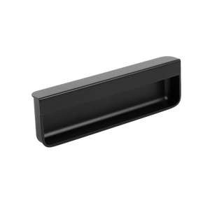 Momo Moule Edge Flush Pull 128mm Matte Black - Matte Black