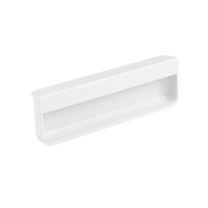 Momo Moule Edge Flush Pull 128mm Matte White - Matte White