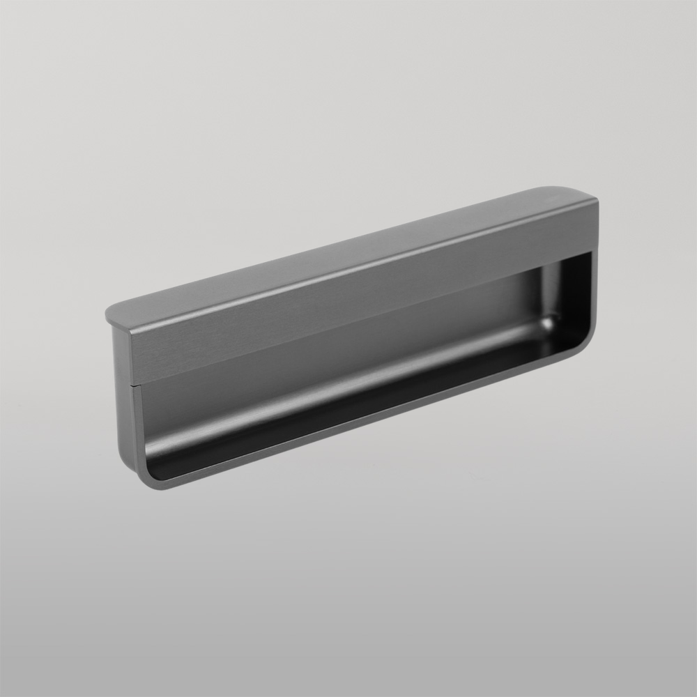 Momo Moule Edge Flush Pull 128mm Black Titanium