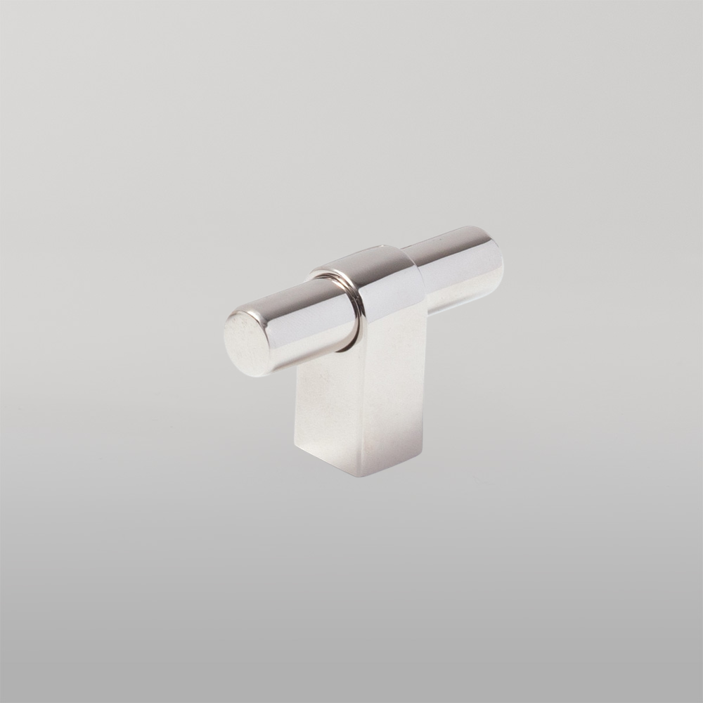 Momo Maida T Knob 52mm Polished Nickel