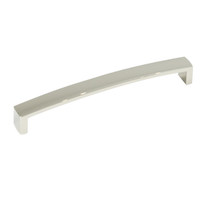 Momo New Hampton D Handle 160mm Polished Nickel - Polished Nickel