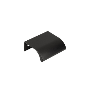 Momo Ona Lip Pull Handle 32mm Brushed Black - Brushed Black