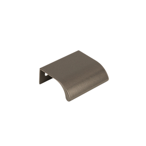 Momo Ona Lip Pull Handle 32mm Metallic Grey - Metallic Grey