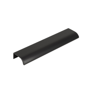 Momo Ona Lip Pull Handle 128mm Brushed Black - Brushed Black