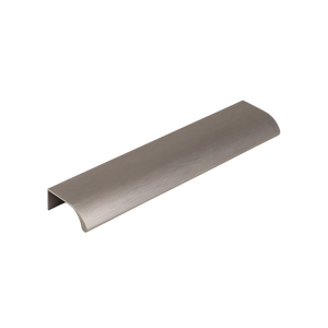 Momo Ona Lip Pull Handle 128mm Brushed Grey - Brushed Grey