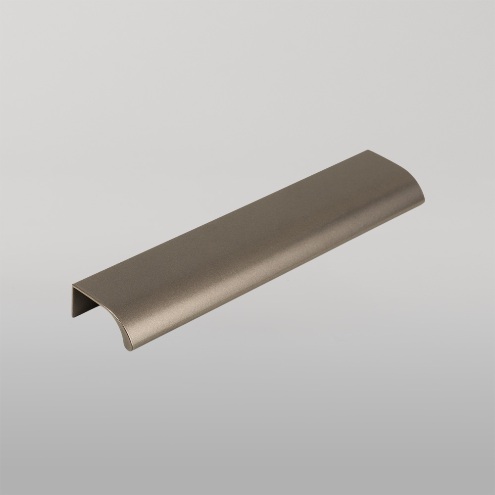 Momo Ona Lip Pull Handle 128mm Metallic Grey