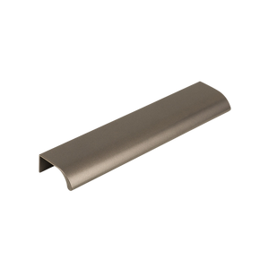 Momo Ona Lip Pull Handle 128mm Metallic Grey - Metallic Grey