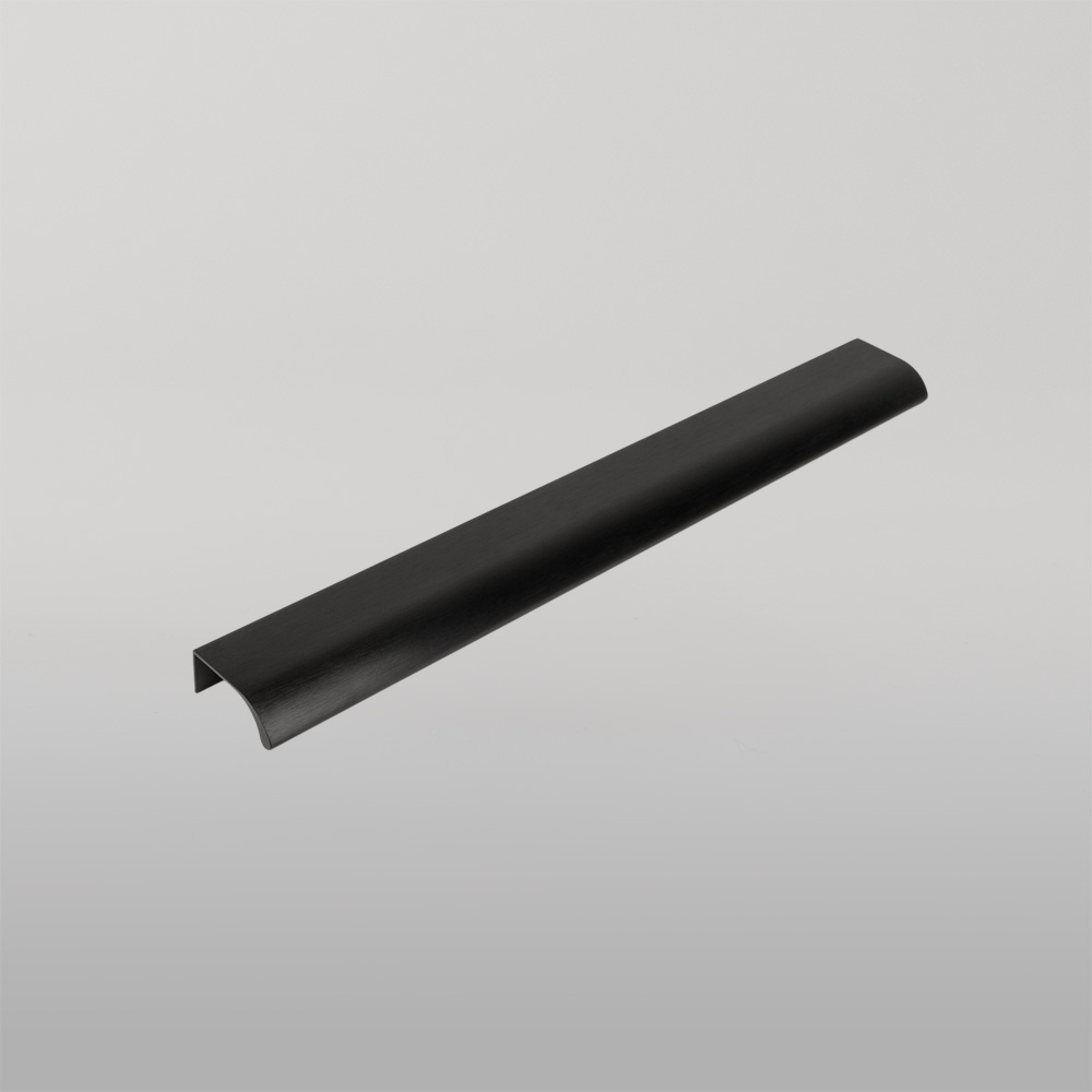 Momo Ona Lip Pull Handle 256mm Brushed Black